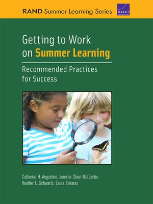 cover image of Getting to Work on Summer Learning
